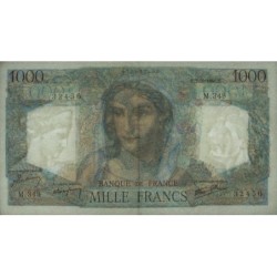 F 41-17 - 03/10/1946 - 1000 francs - Minerve et Hercule - Série M.349 - Etat : TTB+
