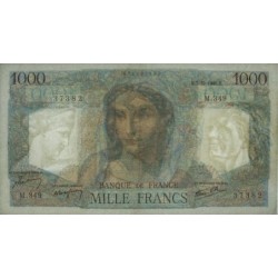 F 41-17 - 03/10/1946 - 1000 francs - Minerve et Hercule - Série M.349 - Etat : TTB