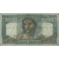 F 41-17 - 03/10/1946 - 1000 francs - Minerve et Hercule - Série N.349 - Etat : TTB