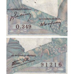 F 41-17 - 03/10/1946 - 1000 francs - Minerve et Hercule - Série O.349 - Etat : TTB