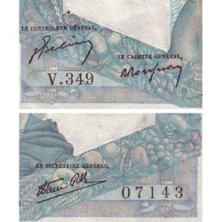 F 41-17 - 03/10/1946 - 1000 francs - Minerve et Hercule - Série V.349 - Etat : TTB