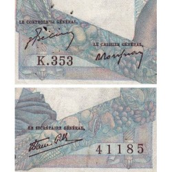 F 41-17 - 03/10/1946 - 1000 francs - Minerve et Hercule - Série K.353 - Etat : TB
