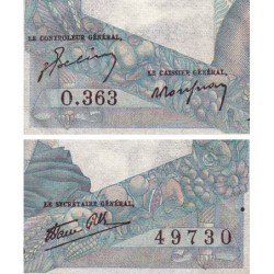 F 41-18 - 09/01/1947 - 1000 francs - Minerve et Hercule - Série O.363 - Etat : TTB
