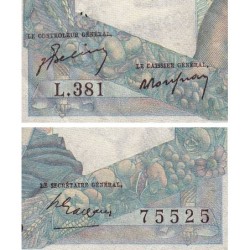 F 41-19 - 11/03/1948 - 1000 francs - Minerve et Hercule - Série L.381 - Etat : TB+