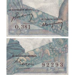 F 41-19 - 11/03/1948 - 1000 francs - Minerve et Hercule - Série O.381 - Etat : TTB