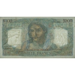 F 41-19 - 11/03/1948 - 1000 francs - Minerve et Hercule - Série O.381 - Etat : TTB
