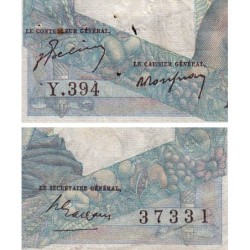 F 41-19 - 11/03/1948 - 1000 francs - Minerve et Hercule - Série Y.394 - Etat : TB-