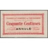Carcassonne - Pirot 38-12 - 50 centimes - 1917 - Annulé - Etat : SUP+