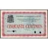 Cette (Sète) - Pirot 41 non répertorié - 50 centimes - Série A 101 - 11/08/1915 - Spécimen - Etat : SUP+
