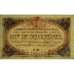 Lorient (Morbihan) - Pirot 75-38 variété - 50 centimes - Série F - 14/12/1921 - Etat : SPL