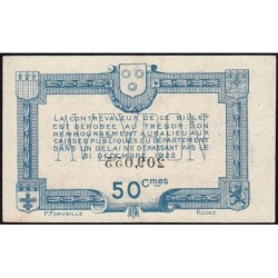 Rodez et Millau - Pirot 108-16 - 50 centimes - Série 5 - 30/11/1921 - Etat : SPL