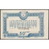 Rodez et Millau - Pirot 108-16 - 50 centimes - Série 5 - 30/11/1921 - Etat : SPL