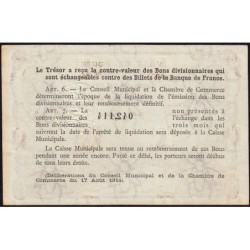 Rouen - Pirot 110-65 - 1 franc - 1922 - Etat : SPL