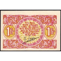 Saint-Quentin - Pirot 116-3 - 1 franc - Série F. - Sans date - Etat : SPL