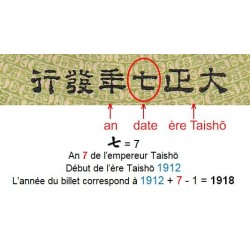 Japon - Pick 47b_1 - 20 sen - Série 26 - 1918 - Etat : TTB+