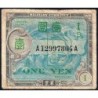 Japon - Occupation alliée - Pick 67a - 1 yen - Lettres B / A A - Série 100 - 1945 - Etat : TB-