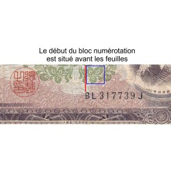 Japon - Pick 90a_2b - 100 yen - Série BL/J - 1953 - Etat : TB-