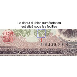 Japon - Pick 90b_2a2 - 100 yen - Série UW/H - 1953 - Etat : NEUF