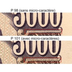 Japon - Pick 98b - 5'000 yen - Série BF/L - 1984 - Etat : TTB+