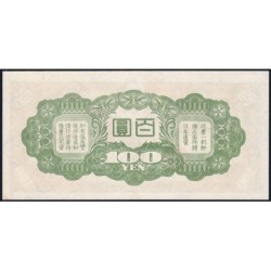 Chine - Occupation Militaire Japonaise - Pick M 21a - 100 yen - Série 1 - 1945 - Etat : pr.NEUF