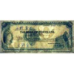 Etats Unis - Travellers Cheque - Bank of Tokyo - 20 dollars - 1976 - Etat : TTB