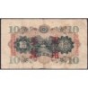 Chine - Occupation Militaire Japonaise - Pick M 27a - 10 yen - Sans série - 1938 - Etat : TB-