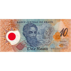 Brésil - Pick 248a - 10 reais - Série AD 0116 - 2000 - Polymère commémoratif - Etat : NEUF