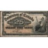 Canada - Pick 9b - 25 cents - Sans série - 02/01/1900 - Etat : TB