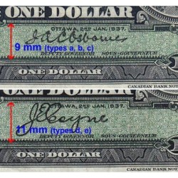 Canada - Pick 58e - 1 dollar - Série S/N - 02/01/1937 (1950) - Etat : TTB