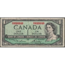 Canada - Pick 75d - 1 dollar - Série D/I - 1954 (1973) - Etat : TB
