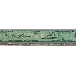 Canada - Pick 75d - 1 dollar - Série W/F - 1954 (1973) - Etat : TB-