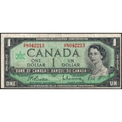 Canada - Pick 84b_1 - 1 dollar - Série H/P - 1967 - Commémoratif - Etat : TTB-