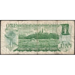 Canada - Pick 85a_1[a] - 1 dollar - Série LV - 1973 (1974) - Etat : B+
