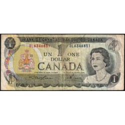Canada - Pick 85a_1[a] - 1 dollar - Série OL - 1973 (1974) - Etat : TB-