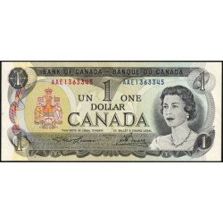Canada - Pick 85a_1[b] - 1 dollar - Série AAE - 1973 (1974) - Etat : SPL+