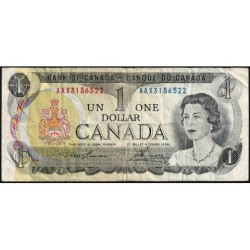 Canada - Pick 85a_1[b] - 1 dollar - Série AAX - 1973 (1974) - Etat : TB