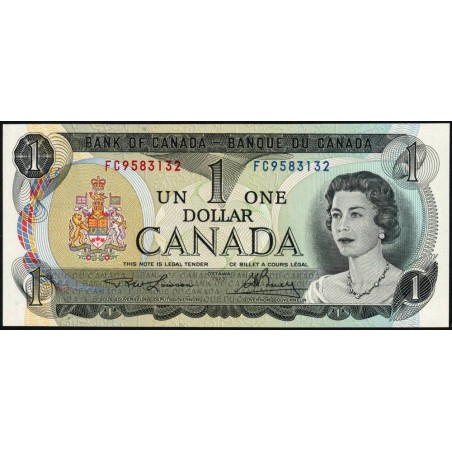Canada - Pick 85a_2 - 1 dollar - Série FC - 1973 (1974) - Etat : NEUF