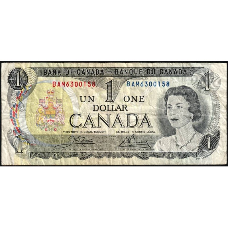 Canada - Pick 85c_1 - 1 dollar - Série BAM - 1973 (1985) - Etat : TB