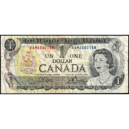Canada - Pick 85c_1 - 1 dollar - Série BAM - 1973 (1985) - Etat : TB