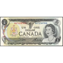 Canada - Pick 85c_1 - 1 dollar - Série BAT - 1973 (1985) - Etat : NEUF