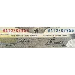 Canada - Pick 85c_1 - 1 dollar - Série BAT - 1973 (1985) - Etat : NEUF