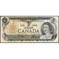 Canada - Pick 85c_1 - 1 dollar - Série BAZ - 1973 (1985) - Etat : TB