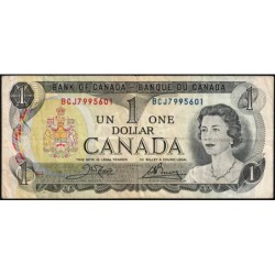 Canada - Pick 85c_1 - 1 dollar - Série BCJ - 1973 (1985) - Etat : TTB