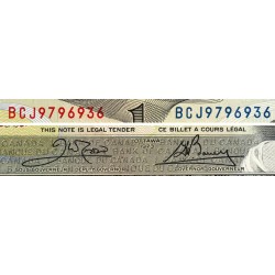 Canada - Pick 85c_1 - 1 dollar - Série BCJ - 1973 (1985) - Etat : SPL