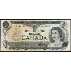 Canada - Pick 85c_2 - 1 dollar - Série EAY - 1973 (1985) - Etat : TB