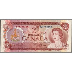 Canada - Pick 86a_1 - 2 dollars - Série BD - 1974 (1975) - Etat : TB+