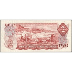 Canada - Pick 86a_1 - 2 dollars - Série BM - 1974 (1975) - Etat : TTB