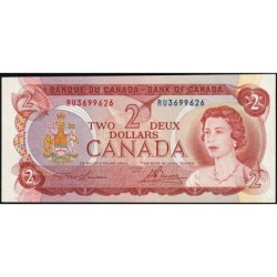 Canada - Pick 86a_1 - 2 dollars - Série RU - 1974 (1975) - Etat : NEUF