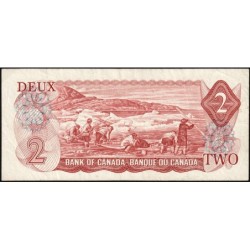 Canada - Pick 86a_1 - 2 dollars - Série UL - 1974 (1975) - Etat : TB+