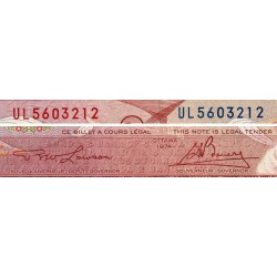 Canada - Pick 86a_1 - 2 dollars - Série UL - 1974 (1975) - Etat : TB+